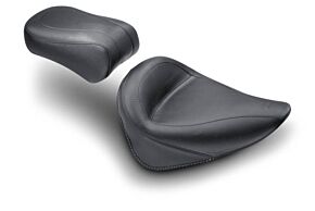 Mustang Motorcycle Mustang Motorcycle Mustang 00-15 Harley Softail Standard Rear Tire Standard Touring Solo Seat - Black - 76177