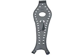 Mustang Motorcycle Mustang Motorcycle Mustang 04-21 Harley Sportster Tank Bib w/Studs - Black - 93190