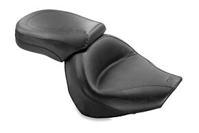 Mustang Motorcycle Mustang Motorcycle Mustang 05-09 Suzuki Boulevard, C90, C90Ti Standard Touring 2PC Seat - Black - 76541