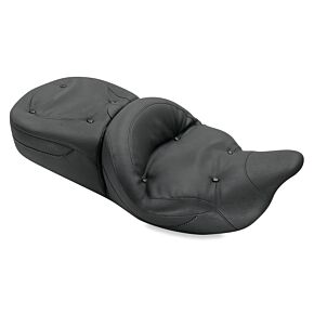 Mustang Motorcycle Mustang Motorcycle Mustang 08-21 Harley Electra Glide, Rd Glide, Rd King, Str Glide Touring 1PC Seat Regal - Black - 79539