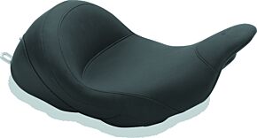 Mustang Motorcycle Mustang Motorcycle Mustang 08-21 Harley Electra Glide Std, Rd Glide, Rd King, Str Glide Lowdown Solo Seat - Black - 76078