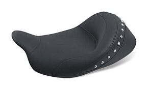 Mustang Motorcycle Mustang Motorcycle Mustang 08-21 Harley Electra Glide Std,Rd Glide,Rd King,Str Glide Touring Solo Seat w/Studs - Black - 76029