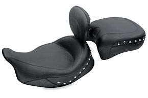 Mustang Motorcycle Mustang Motorcycle Mustang 08-21 Harley Electra Glide Std,Rd Glide,Rd King,Str Glide Touring Solo Seat w/Studs -Black - 79447
