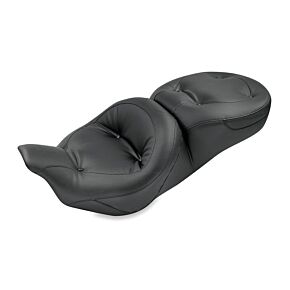 Mustang Motorcycle Mustang Motorcycle Mustang 08-21 Harley Electra Glide,Rd Glide Rd King,Street Glide Std Touring 1PC Seat Regal - Black - 76036