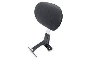 Mustang Motorcycle Mustang Motorcycle Mustang 08-21 Harley FL Touring Driver Backrest Kit w/Black Pearls - Black - 79611