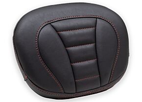 Mustang Motorcycle Mustang Motorcycle Mustang 08-21 Harley Rd King, 08-23 Street Glide Trike Sissy Bar Pad Deluxe(12 inch x 9 inch)- Black - 79015AB