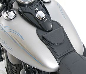 Mustang Motorcycle Mustang Motorcycle Mustang 09-23 Harley FLSTB Softail Tank Bib - Black - 93348