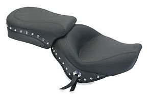 Mustang Motorcycle Mustang Motorcycle Mustang 10-18 Triumph Thunderbird, Thunderbird Storm Std. Touring 2PC Seat w/Studs - Black - 76830