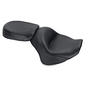 Mustang Motorcycle Mustang Motorcycle Mustang 11-17 Yamaha Stryker Standard Touring 2PC Seat - Black - 76661