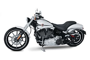 Mustang Motorcycle Mustang Motorcycle Mustang 13-17 Harley Softail Breakout Tripper Fastback 1PC Seat Tuck & Roll - Black - 76781