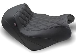Mustang Motorcycle Mustang Motorcycle Mustang 15-23 Kawasaki Vulcan S Solo Seat Diamond Stitch - Black - 76430