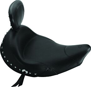 Mustang Motorcycle Mustang Motorcycle Mustang 18-21 Harley Fat Bob Tripper Fastback 1PC Seat - Black - 75709