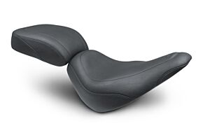 Mustang Motorcycle Mustang Motorcycle Mustang 18-21 Harley Softail Slim Wide Tripper Passenger Seat - Black - 75064