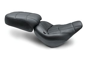 Mustang Motorcycle Mustang Motorcycle Mustang 18-21 Harley Street Bob Standard Touring Passenger Seat Cube - Black - 75161