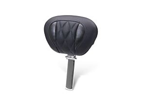 Mustang Motorcycle Mustang Motorcycle Mustang 23-25 Harley CVO Road Glide (ST) Super Touring Deluxe Diamond Driver Backrest - 89460SB