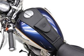 Mustang Motorcycle Mustang Motorcycle Mustang 23-25 Royal Enfield Super Meteor 650 Tank Bib with Pouch Black - 93371ST