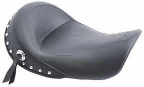 Mustang Motorcycle Mustang Motorcycle Mustang 91-05 Harley Dyna Standard Touring Solo Seat w/Studs - Black - 75271
