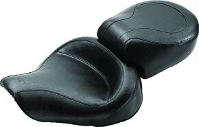 Mustang Motorcycle Mustang Motorcycle Mustang 91-05 Harley Dyna Wide Touring 1PC Seat - Black - 75415