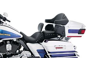 Mustang Motorcycle Mustang Motorcycle Mustang 93-13 Harley FL Touring Extended Arm Wrap w/Studs - Black - 75332