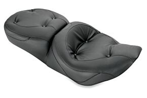 Mustang Motorcycle Mustang Motorcycle Mustang 97-07 Harley Road King, 06-07 Road Glide, 00-05 Eagle Touring 1PC Seat Regal - Black - 75465