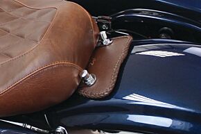 Mustang Motorcycle Mustang Motorcycle Mustang 97-21 FL Touring Mini Fender Bib - Brown - 78142