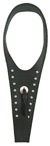 Mustang Motorcycle Mustang Motorcycle Mustang 99-11 Yamaha V-Star 1100, 00-11 Classic Tank Bib w/Studs - Black - 93158