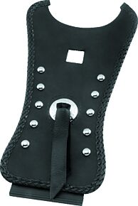 Mustang Motorcycle Mustang Motorcycle Mustang 99-15 Yamaha Road Star 1600/1700 Tank Bib w/Studs - Black - 93152