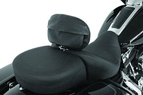 Mustang Motorcycle Mustang Motorcycle Mustang Harley Standard Touring Driver Backrest Pouch Cover - Black - 77621