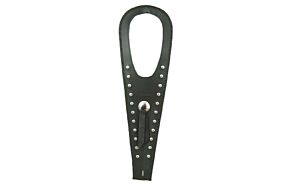 Mustang Motorcycle Mustang Motorcycle Mustang Kawasaki VN1500 Classic, Nomad, Drifter Tank Bib w/Studs- Black - 93160