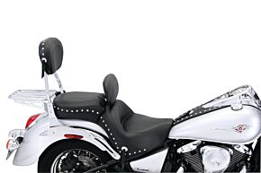 Mustang Motorcycle Mustang Motorcycle Mustang Kawasaki VN900 Tank Bib w/Studs - Black - 93198