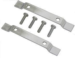 Mustang Motorcycle Mustang Motorcycle Mustang Sissy Barpad Brackets(Pair) with 4 Screws - 78008