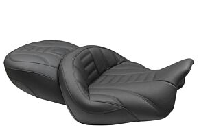Mustang Motorcycle Mustang Motorcycle One-Piece Seat, Black - 79598