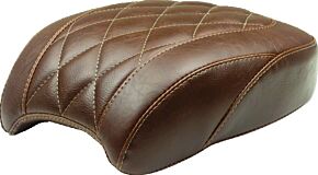 Mustang Motorcycle Mustang Motorcycle Rear Diamond Stitch, Brown - 83006