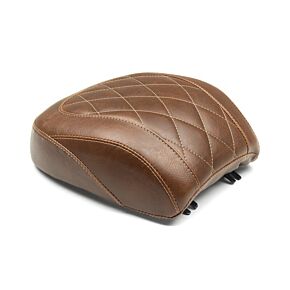 Mustang Motorcycle Mustang Motorcycle Rear Diamond Stitch, Brown - 83024