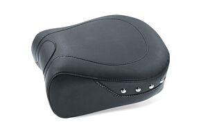 Mustang Motorcycle Mustang Motorcycle Rear Seat, Chrome Studded, Recessed, 11" - 79418