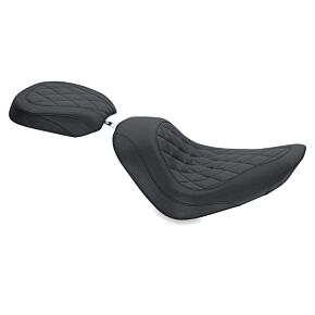 Mustang Motorcycle Mustang Motorcycle Rear Seat Diamond Stitch, 13" W front, 10" W rear - 76743