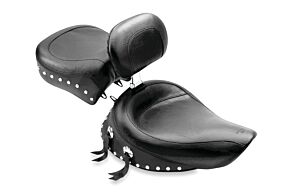 Mustang Motorcycle Mustang Motorcycle Recessed Studded Rear Seat - 79119