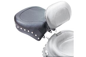 Mustang Motorcycle Mustang Motorcycle Recessed Studded Rear Seat - 79347