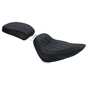 Mustang Motorcycle Mustang Motorcycle Solo Diamond Stitch, 13" W front, 10" W rear - 76812