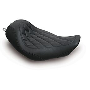 Mustang Motorcycle Mustang Motorcycle Solo Diamond Stitch, 14" W front, 11.5" W rear - 76735