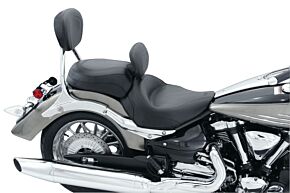 Mustang Motorcycle Mustang Motorcycle Solo Seat with Driver Backrest - 79454