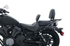 Mustang Motorcycle Mustang Motorcycle Solo Seat with Driver Backrest - 79832
