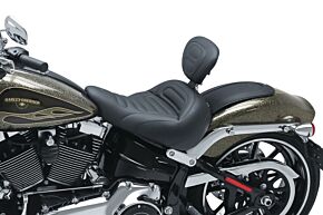 Mustang Motorcycle Mustang Motorcycle Solo Seat with Drivers Backrest - 79683