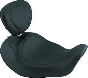 Mustang Motorcycle Mustang Motorcycle Solo with Backrest Forward, 13" W front, 10.5" W rear - 79804