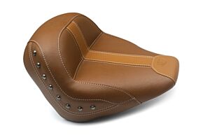Mustang Motorcycle Mustang Motorcycle Studded, Solo Seat, Brown - 75389MV