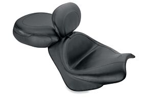 Mustang Motorcycle Mustang Motorcycle Wide Touring Two-Piece Seat w/Driver Backrest, Original - 79341