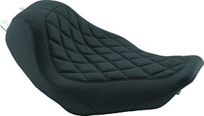 Mustang Motorcycle Mustang Motorcycle Wide Touring Two-Piece Seat w/Driver Backrest, Original - 79391