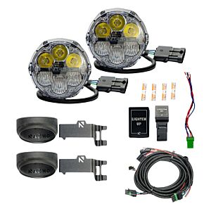 Nacho Offroad Technology Nacho Offroad Technology Nacho Lighting Toyota SAE Combo Plug N Play Fog Light Kit - White - V3TO1KWSM