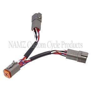 Namz NAMZ 11-20 V-Twin Softail Plug-N-Play Power Port Y-Adapter (For CAN/Bus Models) - NOBD-PYH-CB