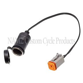 Namz NAMZ 11-20 V-Twin Softail Power Port w/Dust Cover (For CAN/Bus Models) - NOB-PPCB